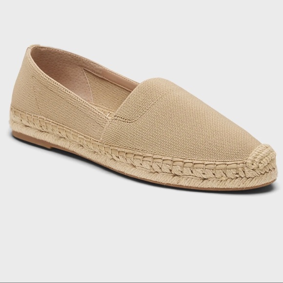 Banana Republic Shoes - Banana Republic Classic Stretch Espadrilles Slip On Flats Natural Beige Size 8